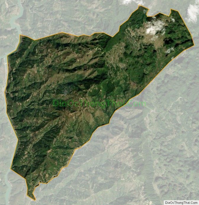 Bản đồ vệ tinh xã Sà Dề Phìn, huyện Sìn Hồ