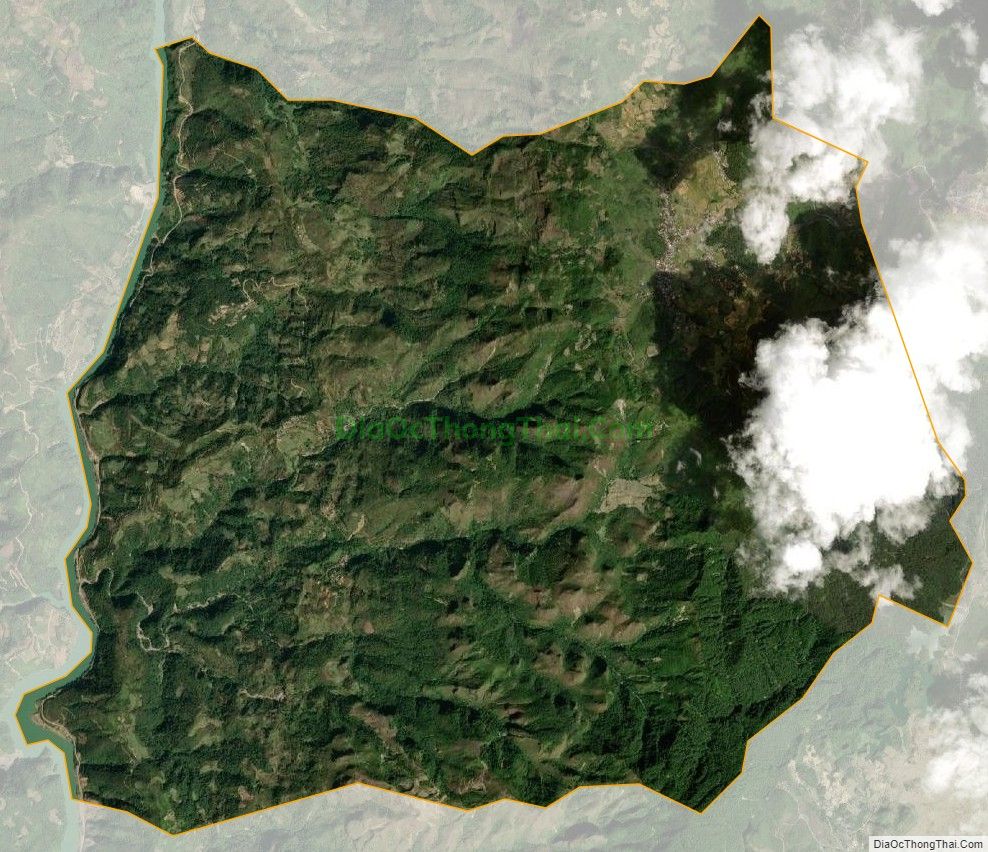 Bản đồ vệ tinh xã Tả Phìn, huyện Sìn Hồ