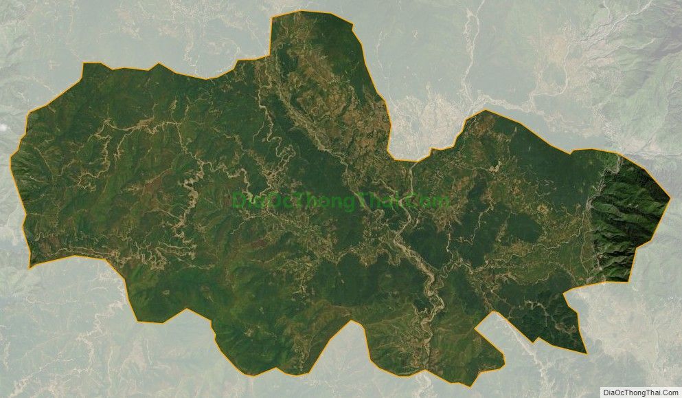 Bản đồ vệ tinh xã Pắc Ta, huyện Tân Uyên