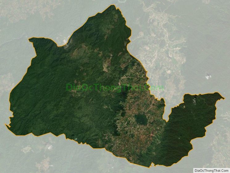 Bản đồ vệ tinh xã Lộc Bắc, huyện Bảo Lâm
