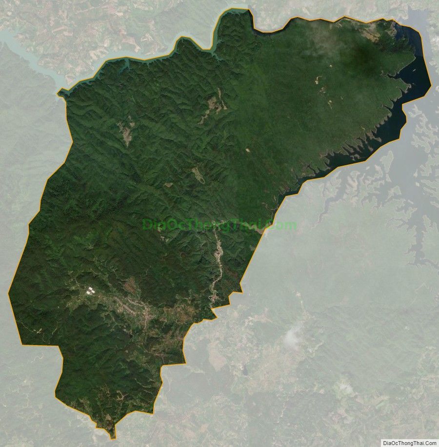 Bản đồ vệ tinh xã Lộc Lâm, huyện Bảo Lâm