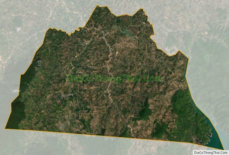 Bản đồ vệ tinh xã Lộc Nam, huyện Bảo Lâm
