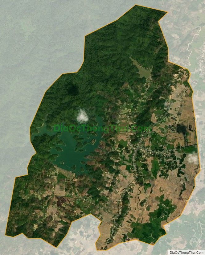 Bản đồ vệ tinh xã Gia Viễn, huyện Cát Tiên