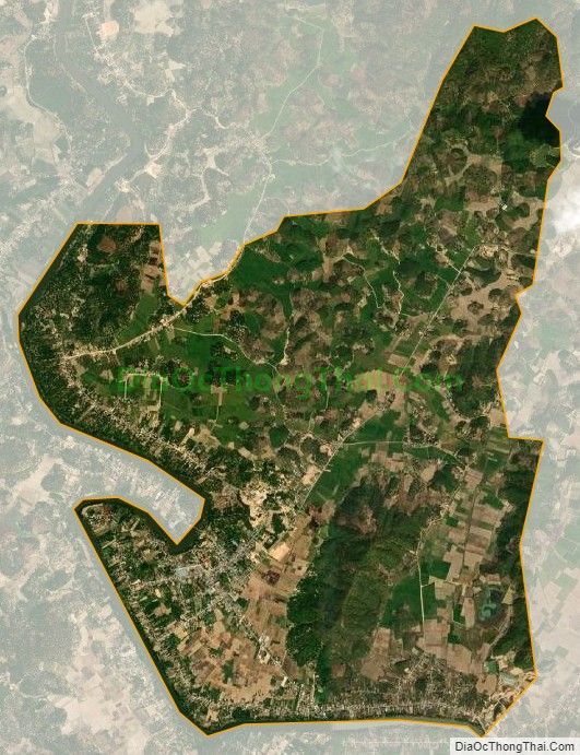Bản đồ vệ tinh thị trấn Phước Cát , huyện Cát Tiên