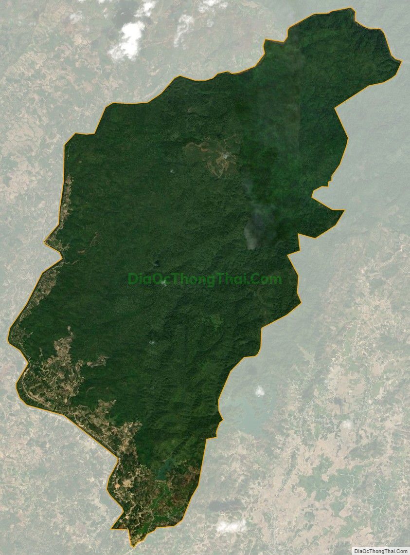 Bản đồ vệ tinh xã Phước Cát 2, huyện Cát Tiên