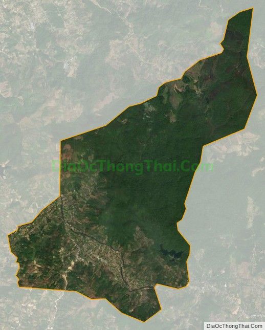 Bản đồ vệ tinh xã Đạ Tồn, huyện Đạ Huoai
