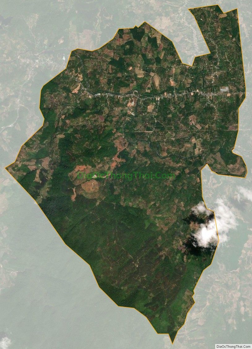 Bản đồ vệ tinh xã Hà Lâm, huyện Đạ Huoai