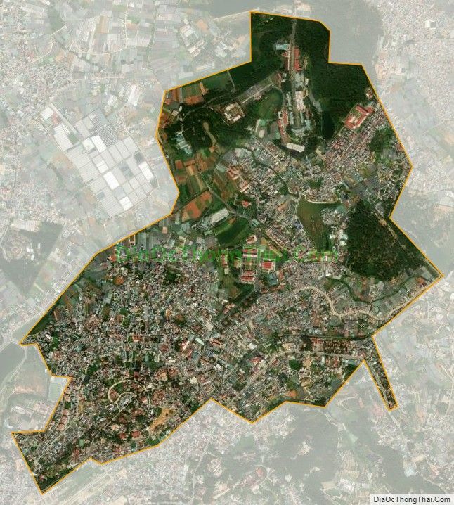 Bản đồ vệ tinh Phường 9, thành phố Đà Lạt