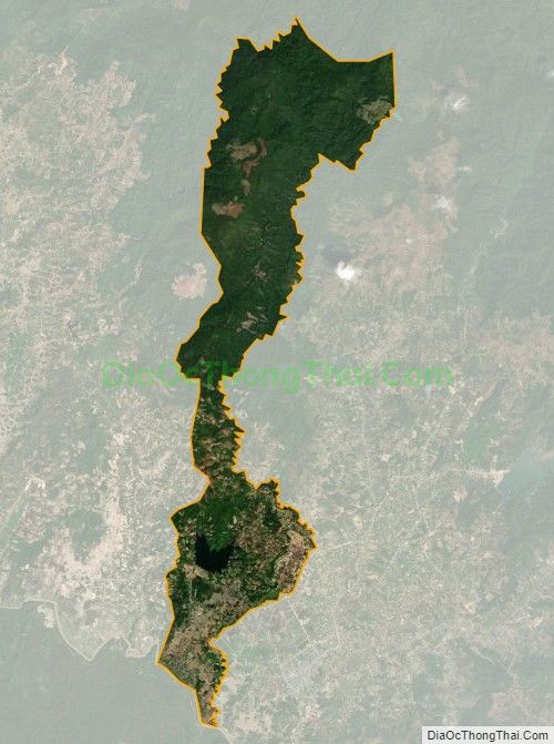 Bản đồ vệ tinh xã An Nhơn, huyện Đạ Tẻh