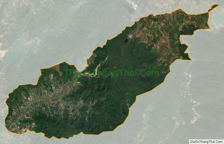 Bản đồ vệ tinh xã Đạ Pal, huyện Đạ Tẻh