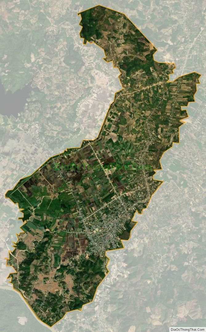 Bản đồ vệ tinh Thị trấn Đạ Tẻh, huyện Đạ Tẻh