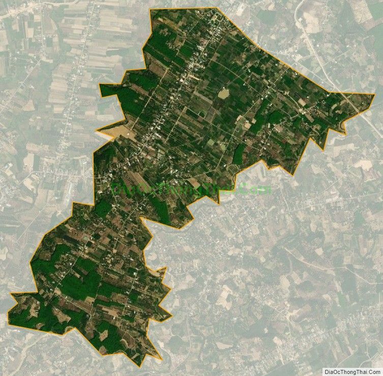 Bản đồ vệ tinh xã Hà Đông (cũ), huyện Đạ Tẻh