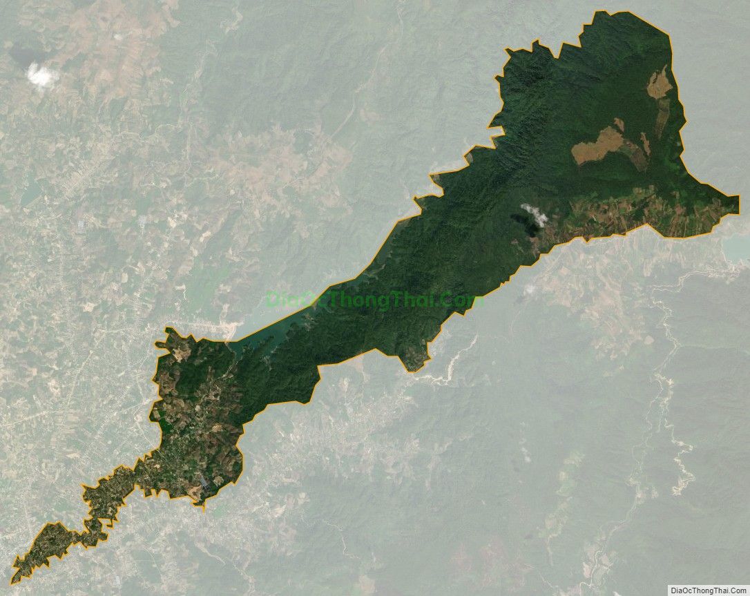 Bản đồ vệ tinh xã Quảng Trị, huyện Đạ Tẻh
