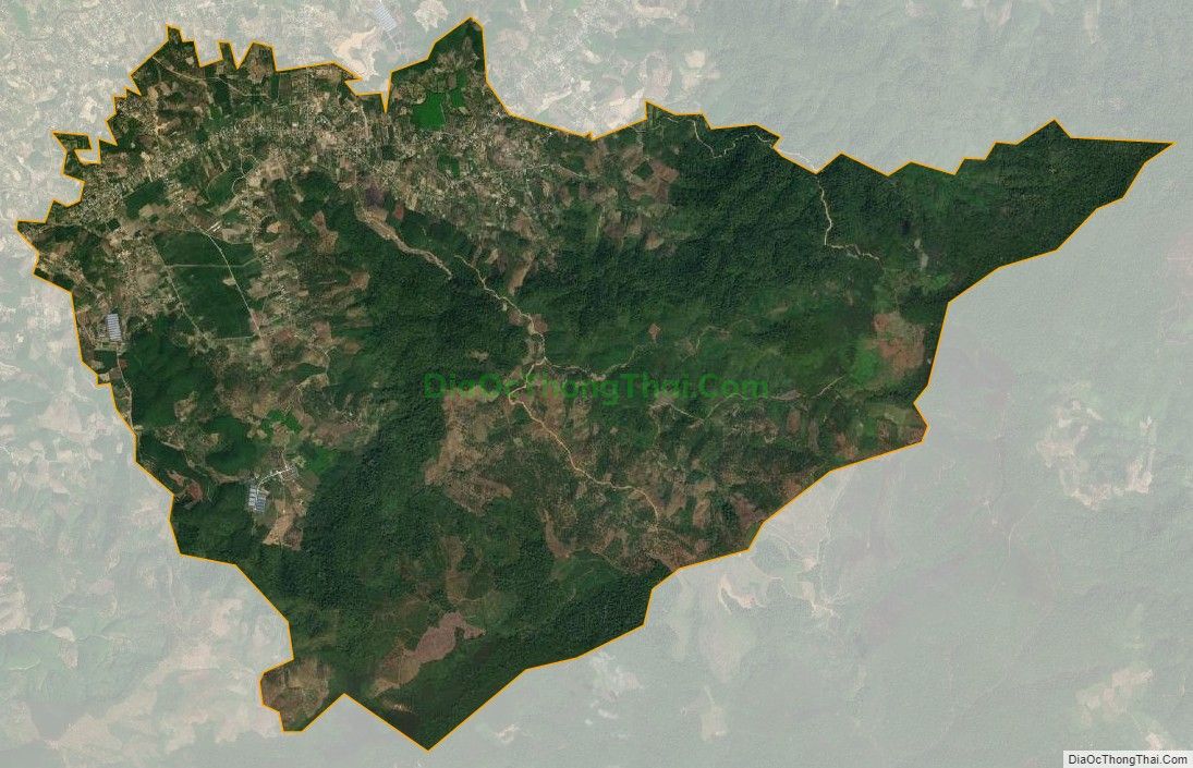 Bản đồ vệ tinh xã Triệu Hải, huyện Đạ Tẻh
