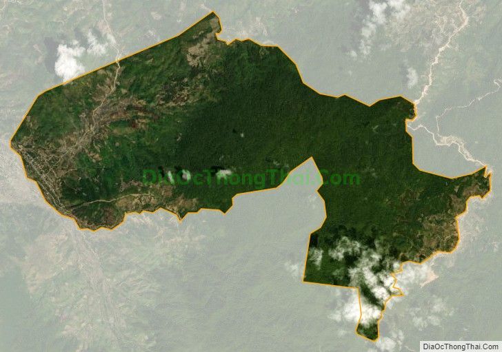 Bản đồ vệ tinh xã Đạ Long, huyện Đam Rông