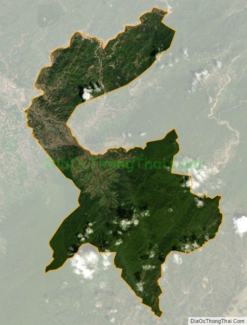Bản đồ vệ tinh xã Đạ Tông, huyện Đam Rông
