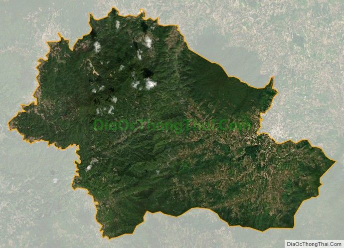 Bản đồ vệ tinh xã Liêng S'Rônh, huyện Đam Rông
