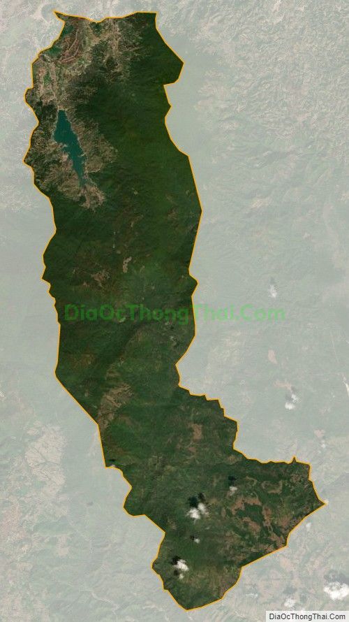 Bản đồ vệ tinh xã Bảo Thuận, huyện Di Linh