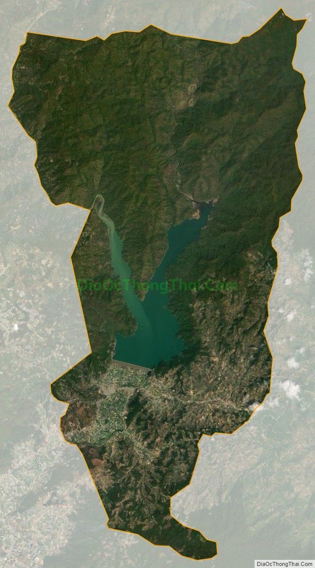 Bản đồ vệ tinh Thị trấn D'Ran, huyện Đơn Dương
