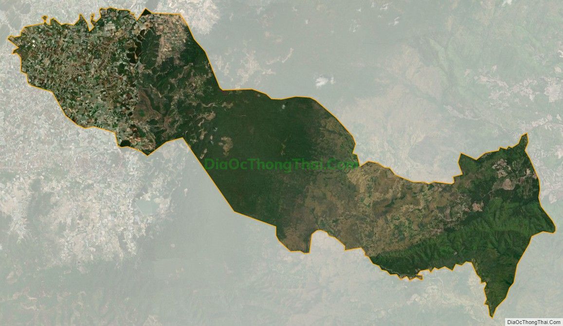 Bản đồ vệ tinh xã Ka Đô, huyện Đơn Dương