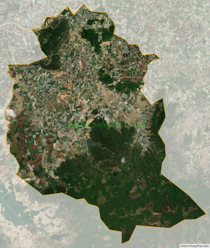 Bản đồ vệ tinh xã Ka Đơn, huyện Đơn Dương
