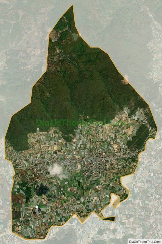 Bản đồ vệ tinh Thị trấn Thạnh Mỹ, huyện Đơn Dương
