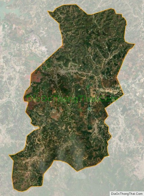 Bản đồ vệ tinh xã Đà Loan, huyện Đức Trọng