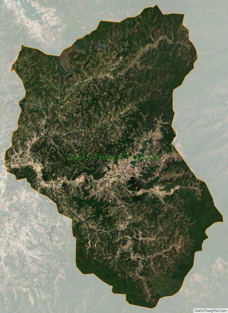 Bản đồ vệ tinh xã Đa Quyn, huyện Đức Trọng