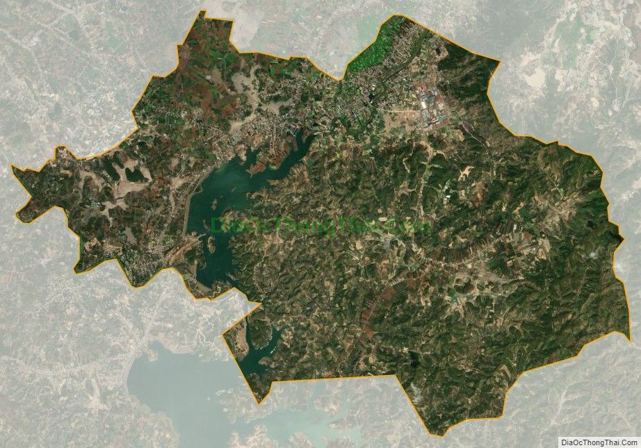 Bản đồ vệ tinh xã Phú Hội, huyện Đức Trọng