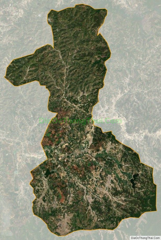 Bản đồ vệ tinh xã Tà Năng, huyện Đức Trọng