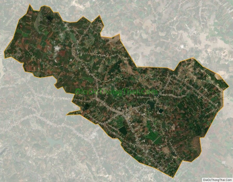 Bản đồ vệ tinh xã Tân Hội, huyện Đức Trọng
