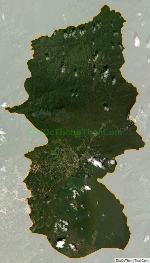 Bản đồ vệ tinh xã Đạ Chais, huyện Lạc Dương