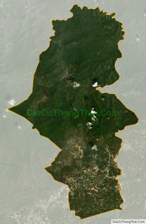 Bản đồ vệ tinh xã Đạ Nhim, huyện Lạc Dương