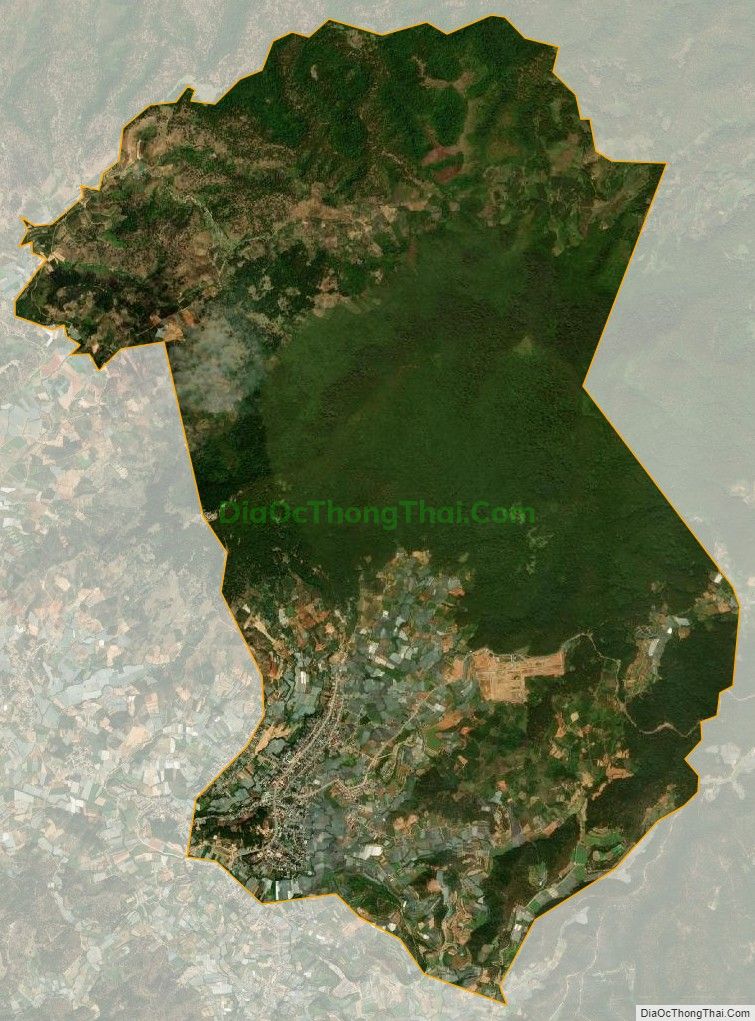 Bản đồ vệ tinh Thị trấn Lạc Dương, huyện Lạc Dương