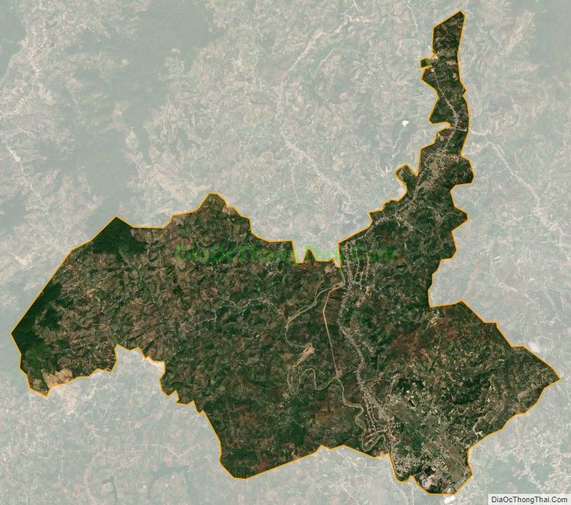 Bản đồ vệ tinh xã Đạ Đờn, huyện Lâm Hà