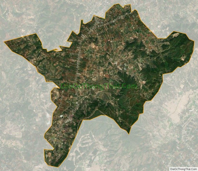 Bản đồ vệ tinh xã Gia Lâm, huyện Lâm Hà
