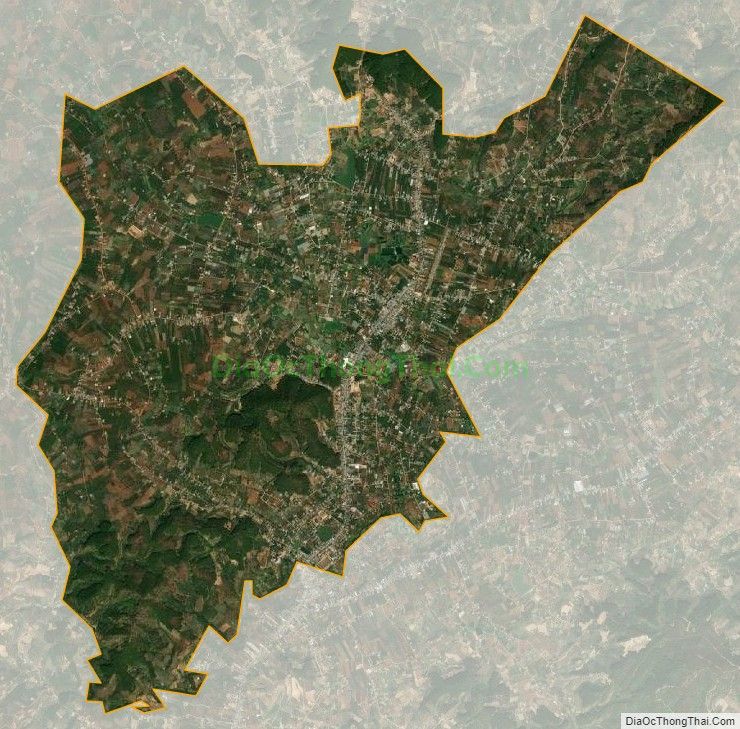 Bản đồ vệ tinh Thị trấn Nam Ban, huyện Lâm Hà