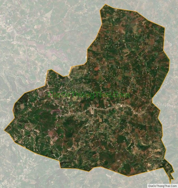 Bản đồ vệ tinh xã Nam Hà, huyện Lâm Hà