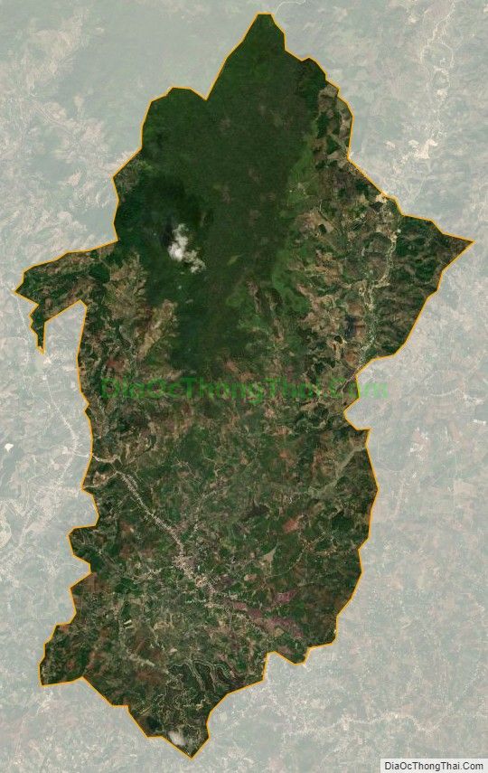 Bản đồ vệ tinh xã Phi Tô, huyện Lâm Hà