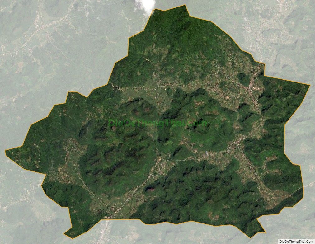 Bản đồ vệ tinh xã Chiến Thắng, huyện Bắc Sơn