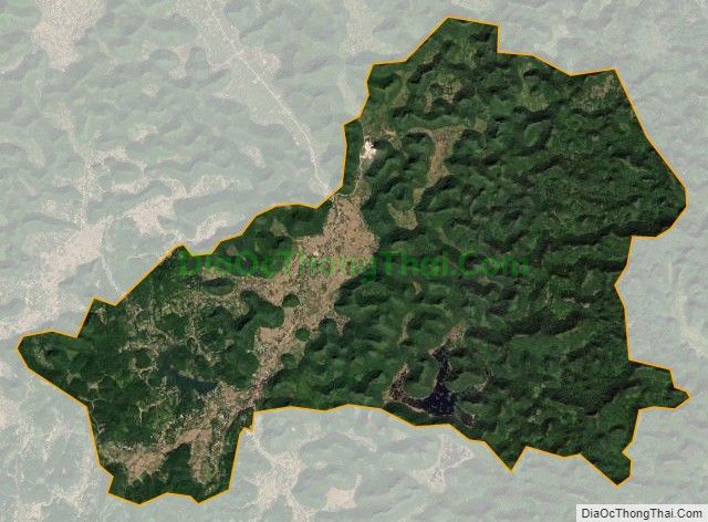 Bản đồ vệ tinh xã Hưng Vũ, huyện Bắc Sơn