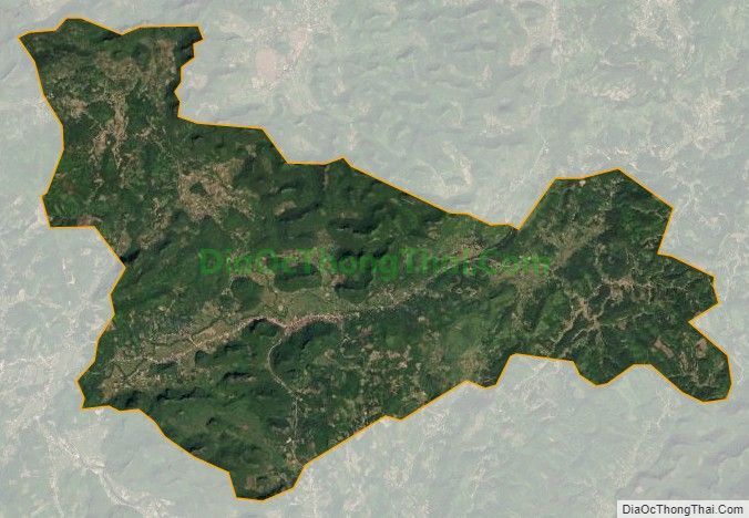 Bản đồ vệ tinh xã Nhất Hòa, huyện Bắc Sơn