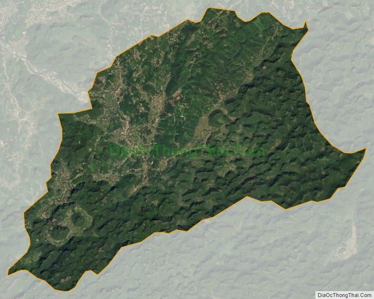 Bản đồ vệ tinh xã Nhất Tiến, huyện Bắc Sơn