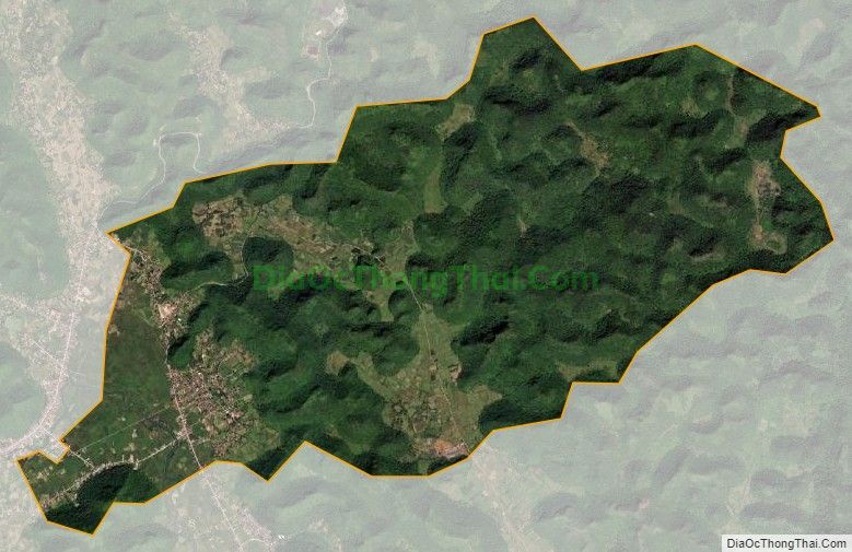 Bản đồ vệ tinh xã Quỳnh Sơn (cũ), huyện Bắc Sơn