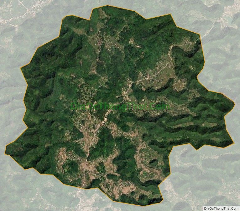 Bản đồ vệ tinh xã Tân Lập, huyện Bắc Sơn