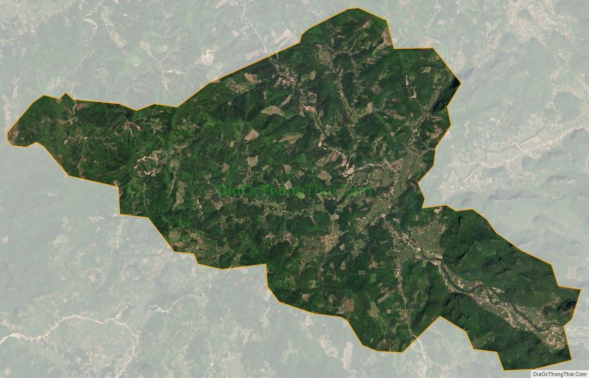 Bản đồ vệ tinh xã Tân Thành, huyện Bắc Sơn