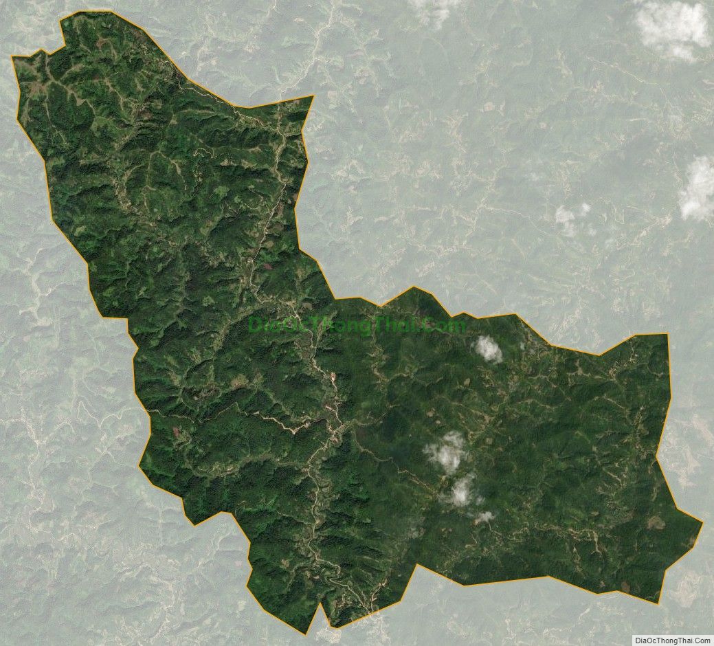 Bản đồ vệ tinh xã Bình La, huyện Bình Gia