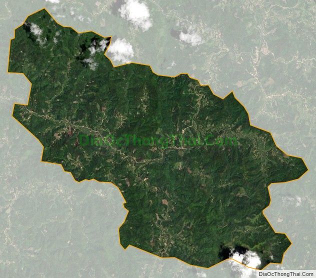 Bản đồ vệ tinh xã Hòa Bình, huyện Bình Gia