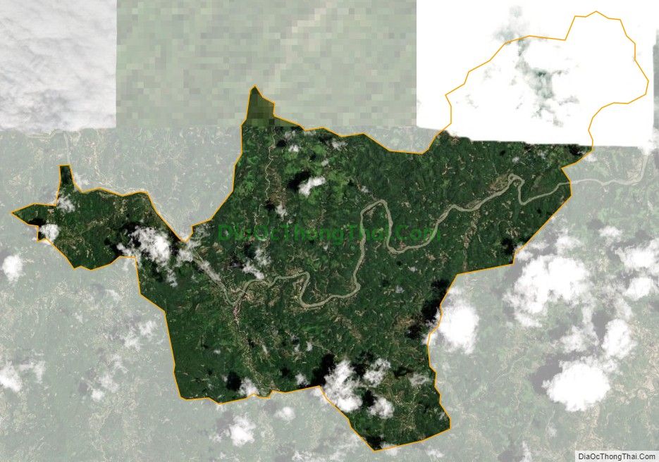 Bản đồ vệ tinh xã Hồng Phong, huyện Bình Gia