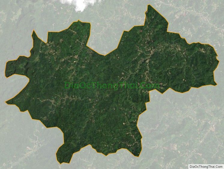 Bản đồ vệ tinh xã Tân Hòa, huyện Bình Gia